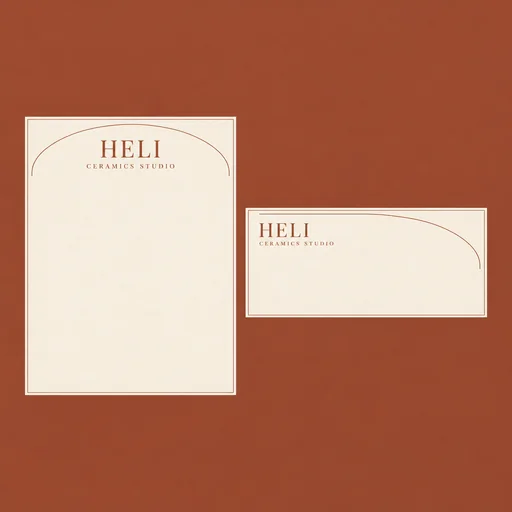 Source 1 for Letterhead & stationery set: heli stationery.