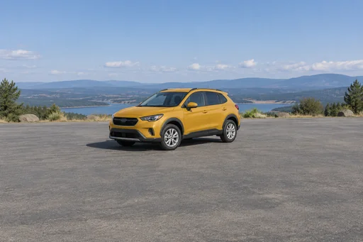 Source 1 for Vehicle customization preview: yellow compact crossover.
