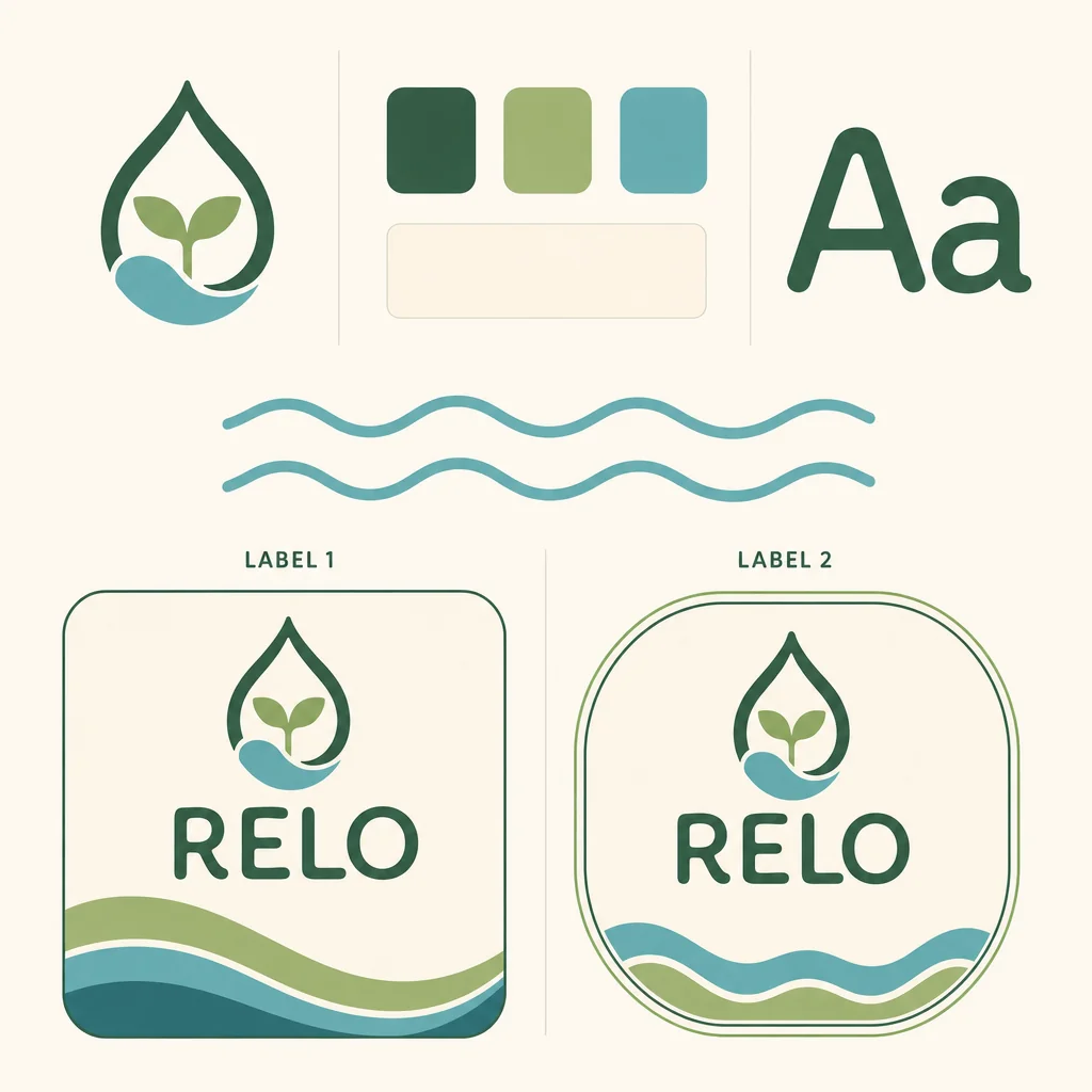 Step 3: Review the refined brand-kit board.