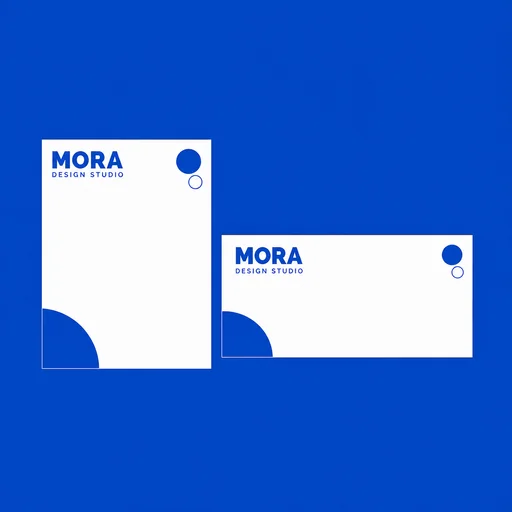 Source 1 for Letterhead & stationery set: mora stationery.