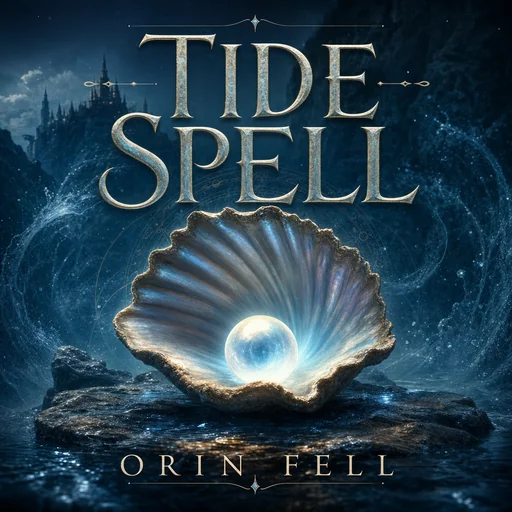Tide Spell by Orin Fell, a shell holding a luminous pearl.