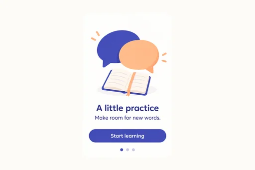 Source 1 for Onboarding screen: language practice welcome.