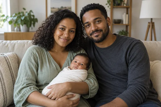 Source 1 for Newborn family portrait: newborn family sage.