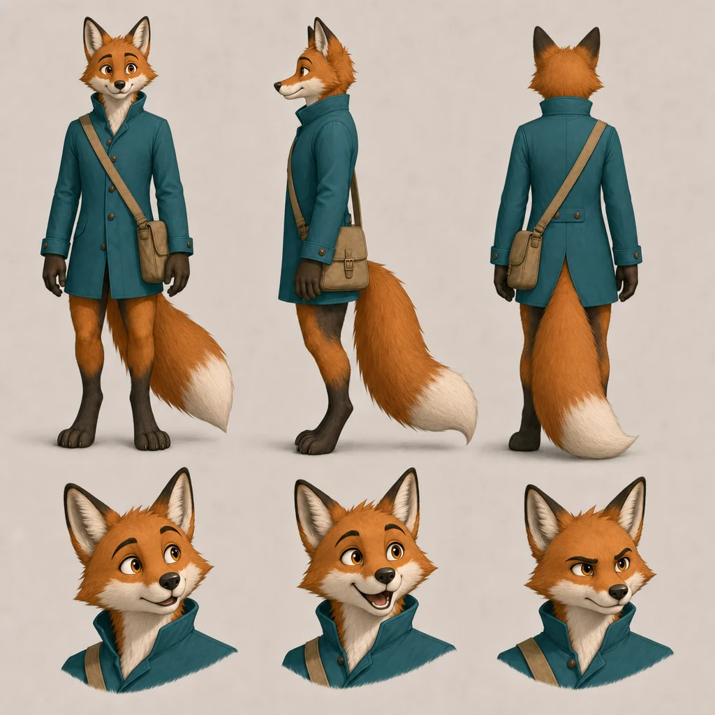 Step 3: Review the refined character sheet.