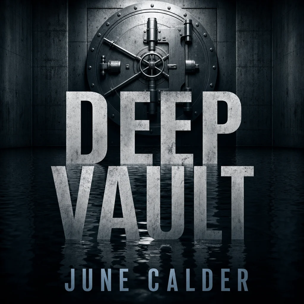 DEEP VAULT and JUNE CALDER book cover.