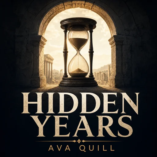 HIDDEN YEARS podcast cover with AVA QUILL.