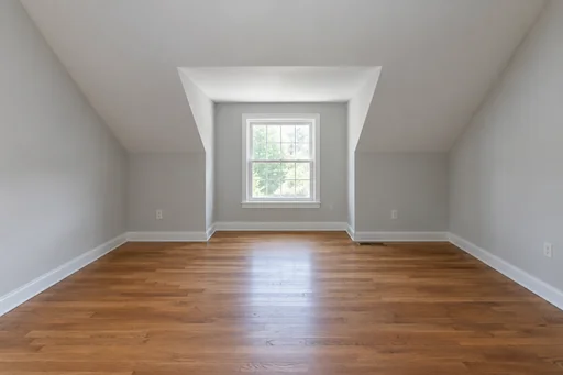 Source 1 for Virtual staging: empty room attic dormer.