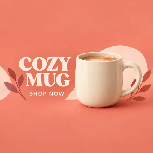 Source 1 for Ad creative: cozy mug ad.