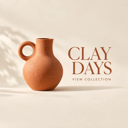 Source 1 for Ad creative: clay vase ad.