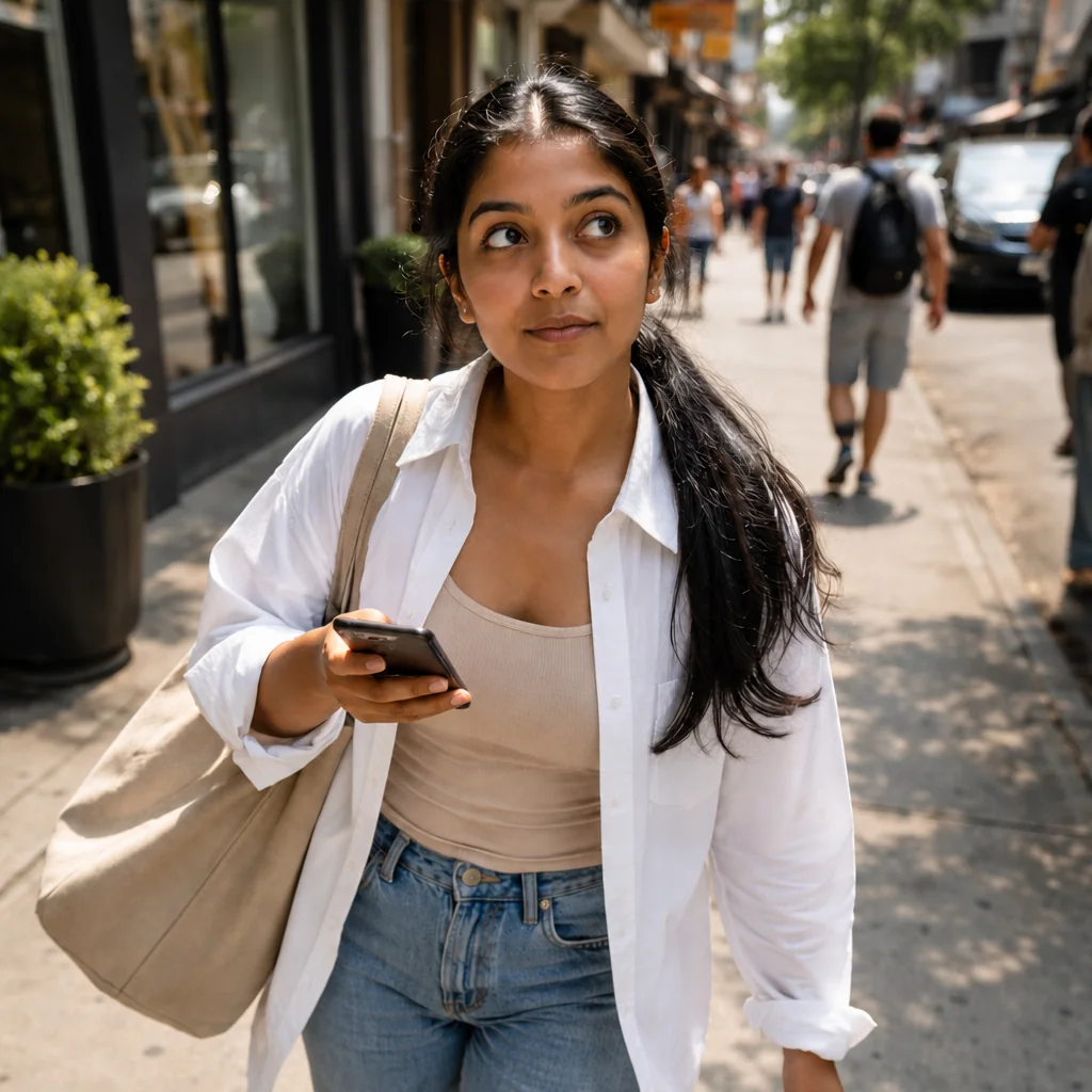 Subtly retouched portrait of the selected original catalog person, retaining natural skin texture and the original setting.