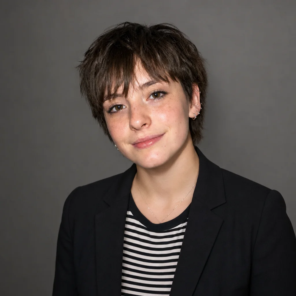 Career headshot of the selected original catalog person (example-c), with natural studio lighting.
